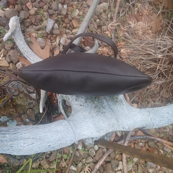 COACH VINTAGE HOBO LEATHER CHELSEA BROWN  CROSSBODY BAG  NEW - Picture 14 of 16